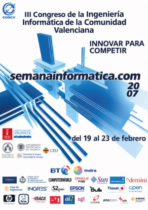 CARTEL SEMANA INFORMÁTICA 2007